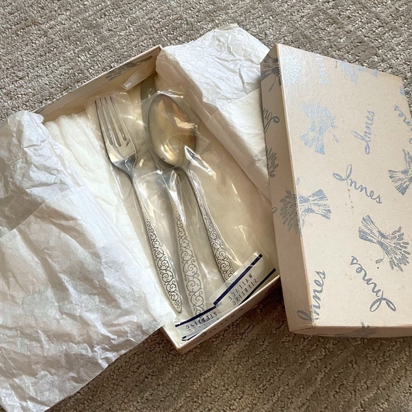 Sterling Silver Spanish Lace, Wallace, Fancy Place Setting, Knife Fork Spoon - Picture 2 of 6